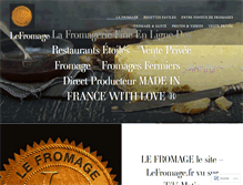 Tablet Screenshot of blog-lefromage.com